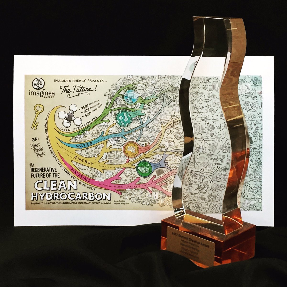 Bronze Crystal Trophy