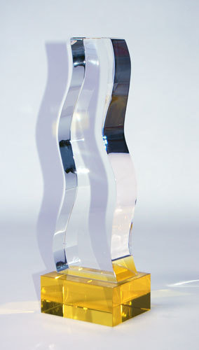 Gold Crystal Trophy CRYSTALGOLD