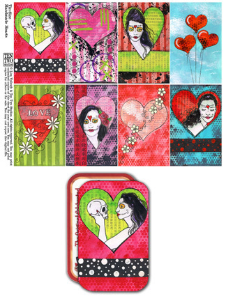 Tin-Sized Handmade Hearts Tin-Sized Handmade Hearts