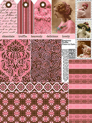 Raspberry Truffle Pieces Raspberry Truffle Pieces