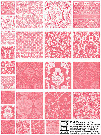 Pink Brocade Inchies Pink Brocade Inchies