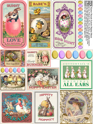 Easter Parade Labels Easter Parade Labels