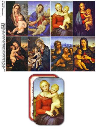Tin-Sized Classic Madonnas Tin-Sized Classic Madonnas