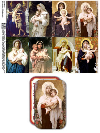 Tin-Sized Victorian Madonnas Tin-Sized Victorian Madonnas
