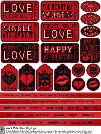 Anti-Valentine Sayings Anti-Valentine Sayings