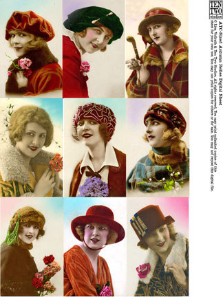 ATC-Sized Autumn Belles ATC-Sized Autumn Belles