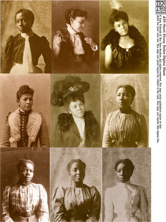 ATC-Sized Ebony Belles ATC-Sized Ebony Belles