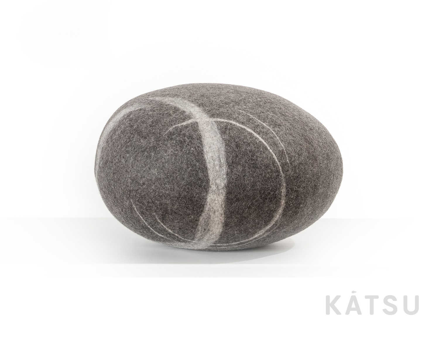 Felt Stone Pillows And Poufs Model Halo