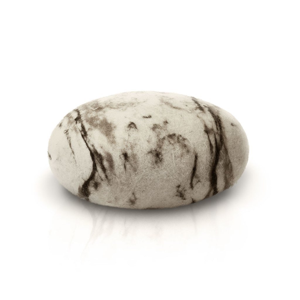Felt Stone Pillows And Poufs Model Marble