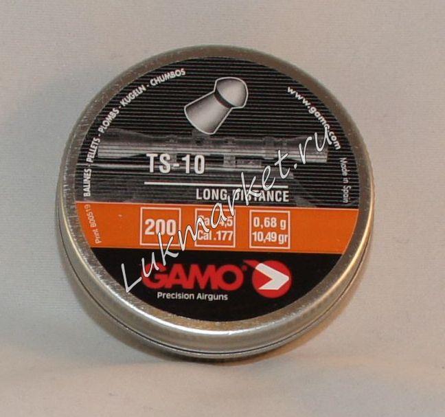 Пули пневматические Gamo TS-10 (200 шт, 4,5 мм, 0,68 г) 00455