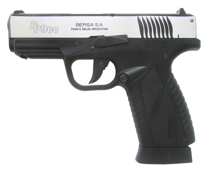 Пистолет ASG BERSA BP9CC Blowback (металл-серебро)