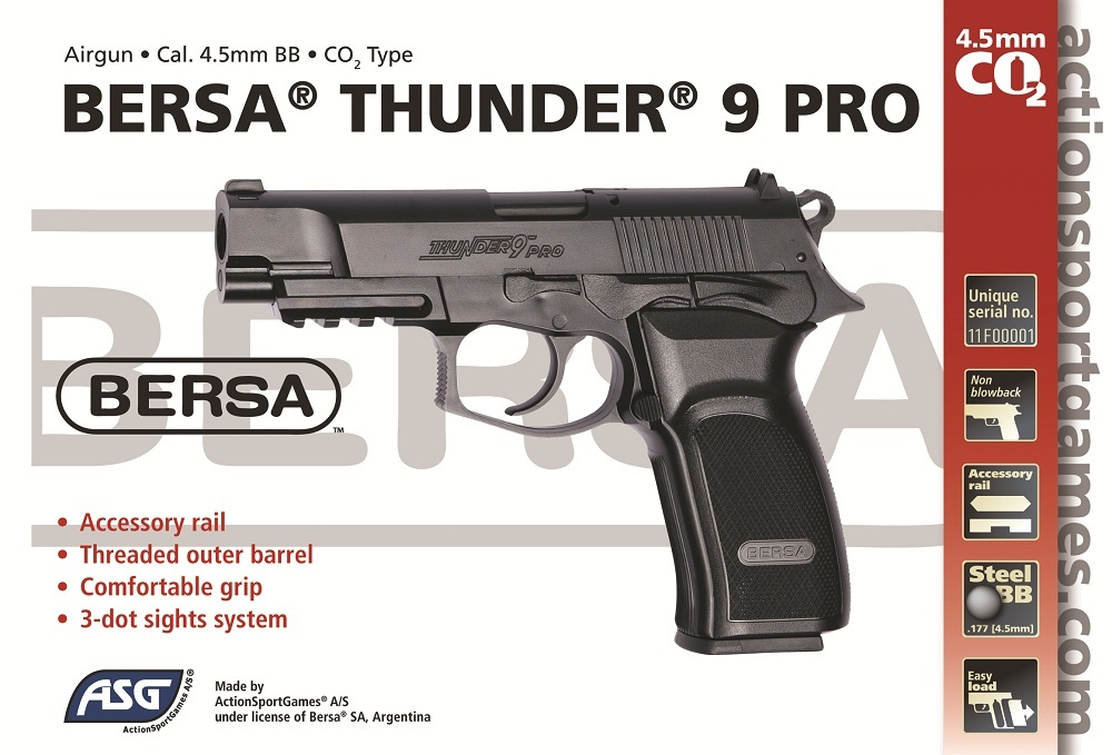 Пистолет ASG Bersa Thunder 9 Pro