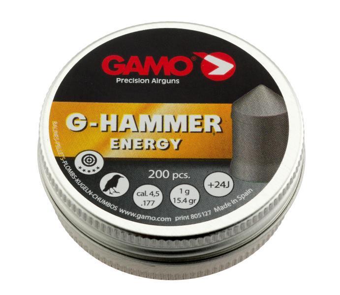 Пули пневматические Gamo G-Hammer (200 шт, 4,5 мм, 1 г) 00571