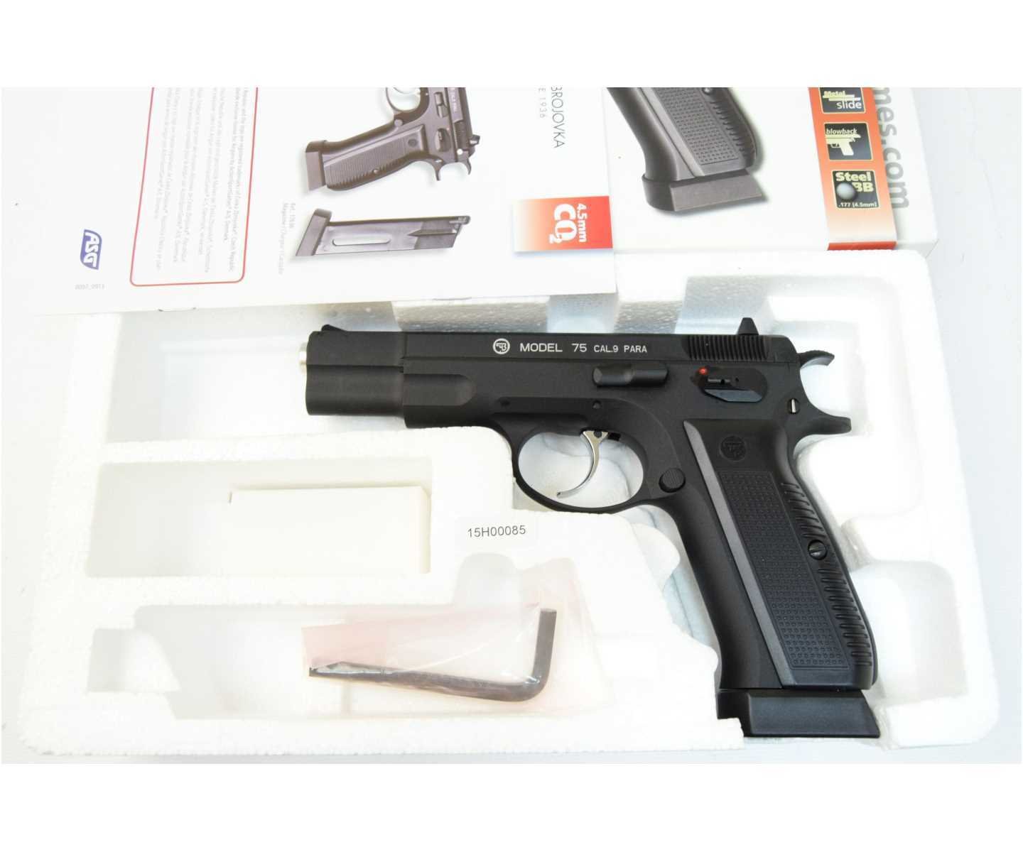 Пистолет ASG CZ-75 blowback