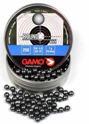 Пули пневматические Gamo Round (250 шт, 4,5 мм, 0,53 г)