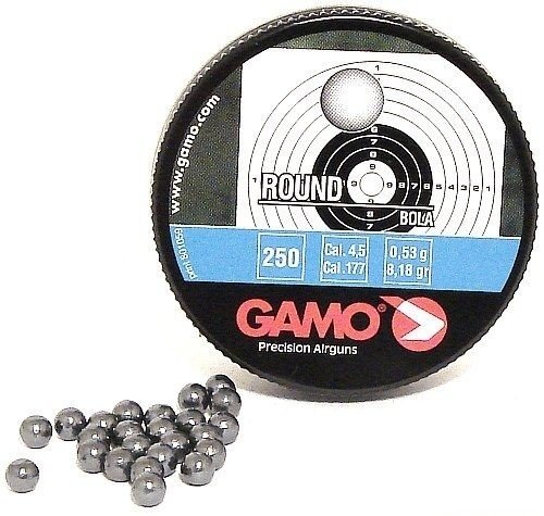 Пули пневматические Gamo Round (250 шт, 4,5 мм, 0,53 г)