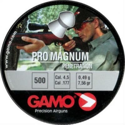 Пули пневматические Gamo Pro-Magnum (500 шт, 4,5 мм, 0,49 г) 02061