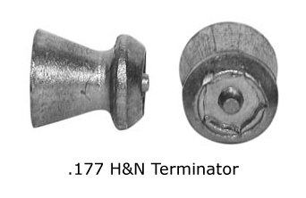 Пули H&N Terminator (400 шт, 4,5 мм, 0.47 г)
