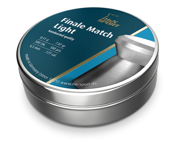 Пули пневматические H&N Match Light (500 шт, 4,5 мм, 0,51 г) 02120