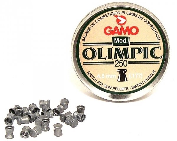 Пули пневматические Gamo Olimpic (250 шт, 4,5 мм, 0,49 г)