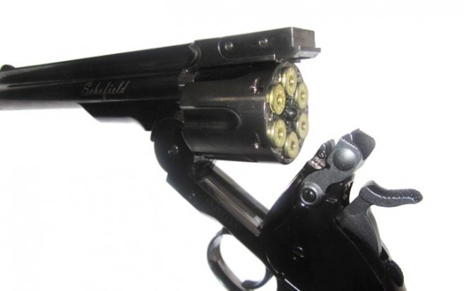 Револьвер ASG Schofield-6 steel grey