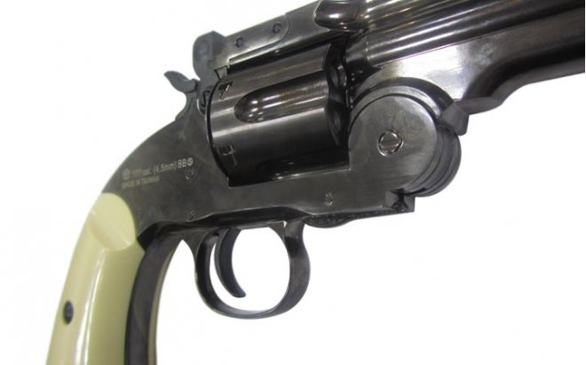 Револьвер ASG Schofield-6 steel grey
