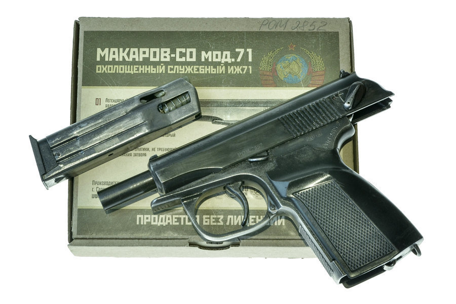 Охолощенный пистолет Макаров-СО мод.71 (Иж-71), 10ТК с регулируемым целиком 02025