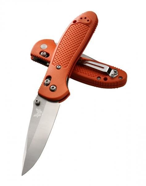 Нож складной Benchmade 551H2O, GRIPTILLIAN, оранжевая рукоять 02321