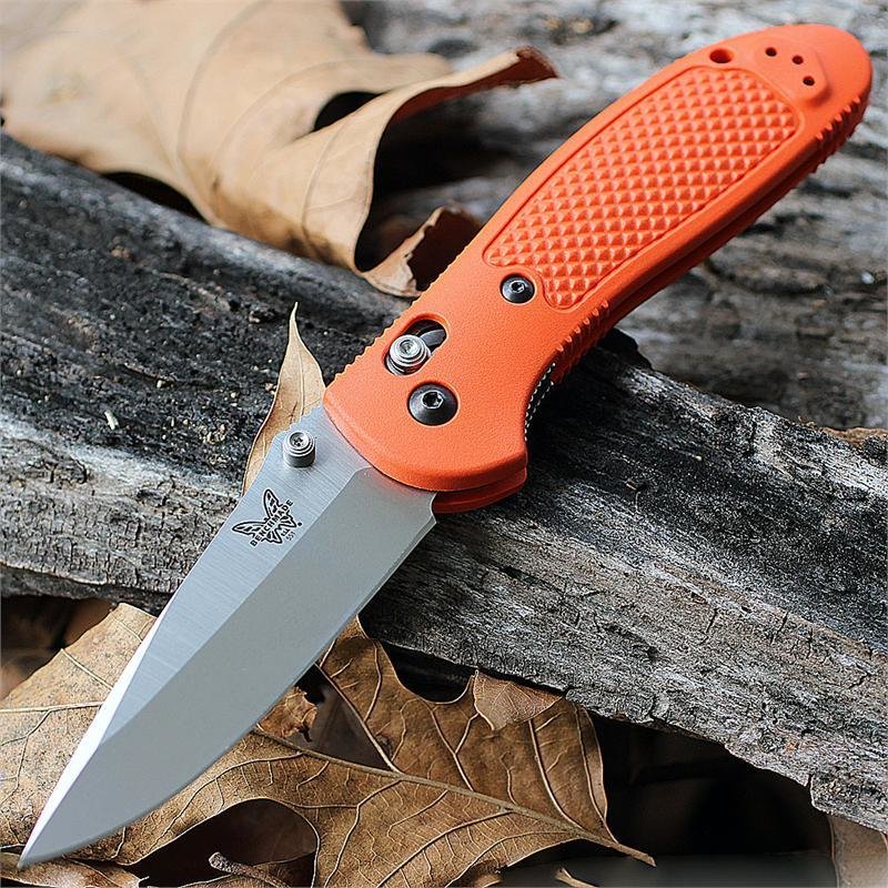 Нож складной Benchmade 551H2O, GRIPTILLIAN, оранжевая рукоять