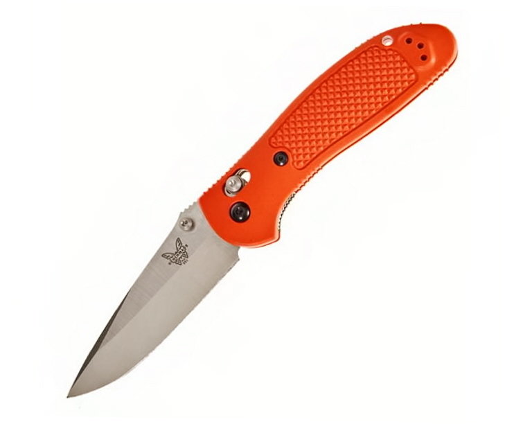 Нож складной Benchmade 551H2O, GRIPTILLIAN, оранжевая рукоять