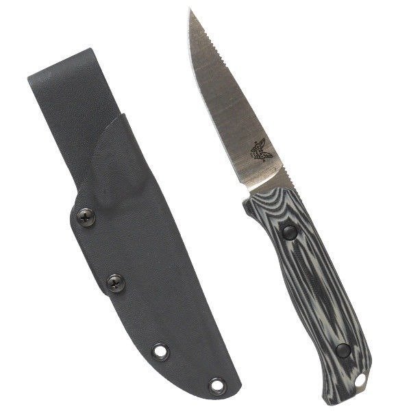 Нож Benchmade 15007 SADDLE MOUNTAIN HUNTER c фикс. лезвием, рукоять черная