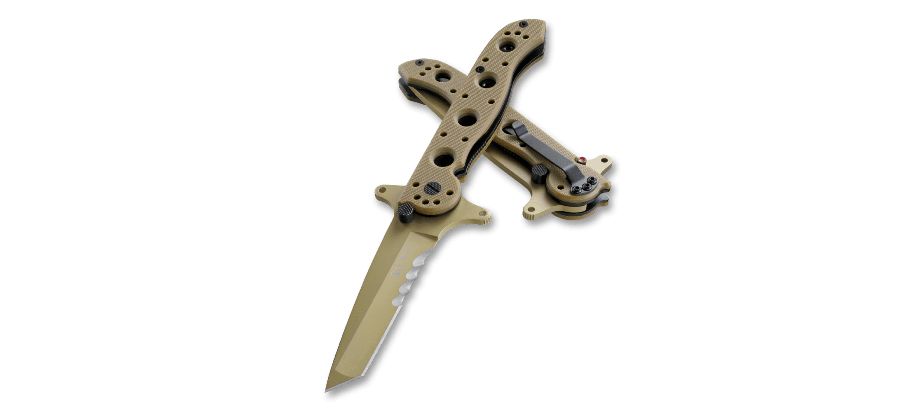 Нож складной CRKT Tan Special Forces, M16-13DSFG (серейтор)