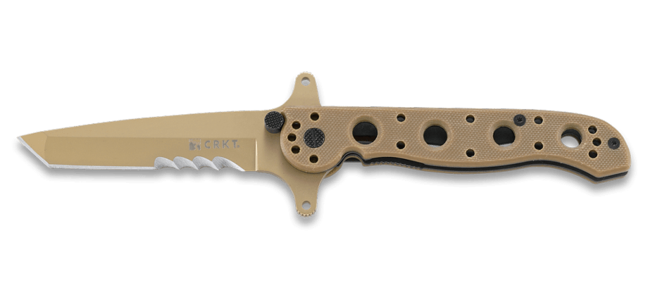 Нож складной CRKT Tan Special Forces, M16-13DSFG (серейтор)