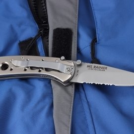 Нож складной CRKT MT Rainier Medium, 6612N (насечки)