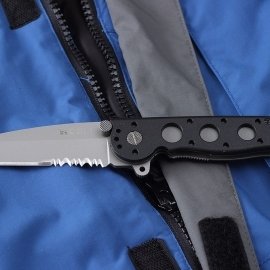 Нож складной CRKT Carson Zytel, M16-12Z (насечки)