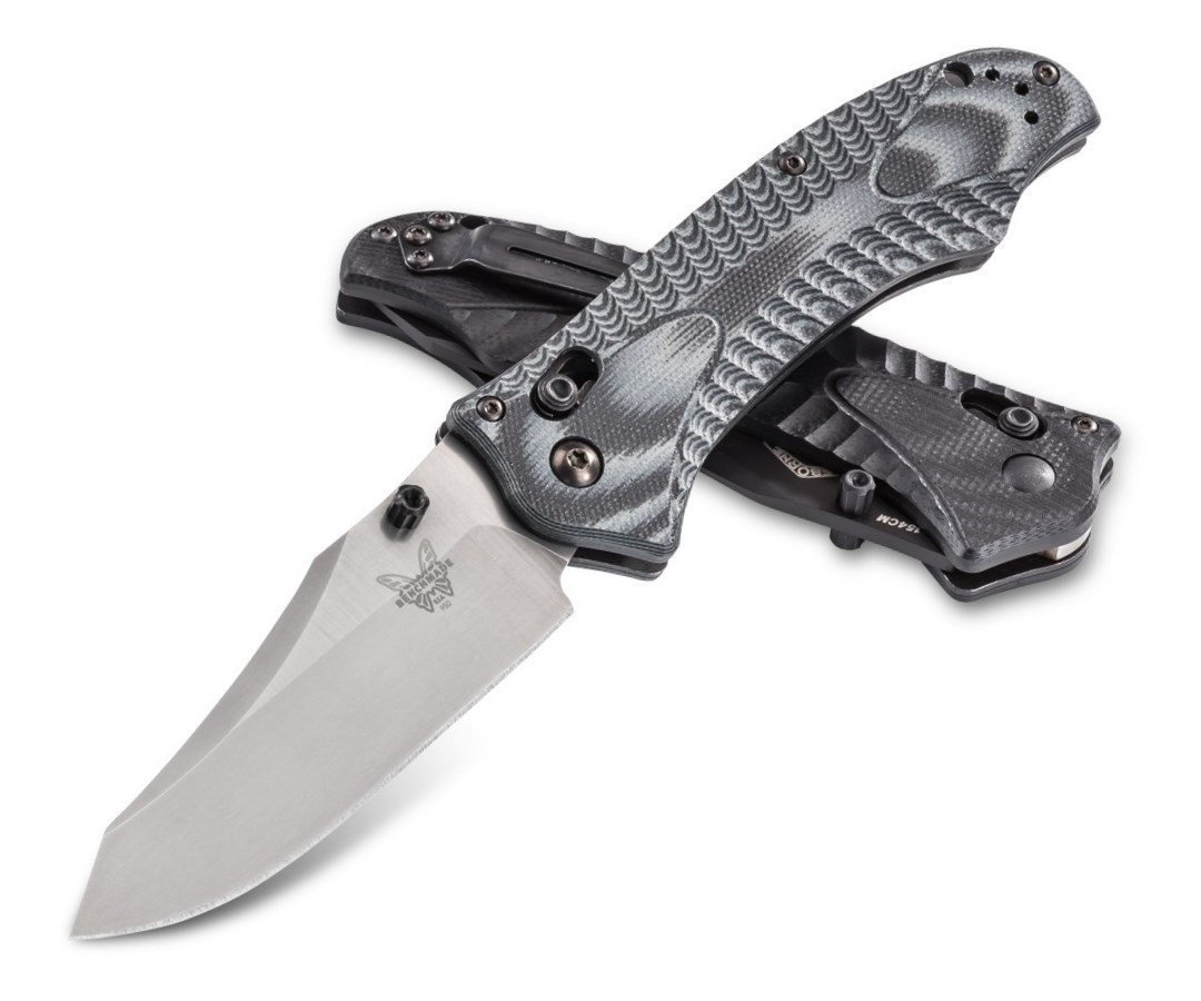 Нож складной Benchmade RIFT, черная рукоять (узор)