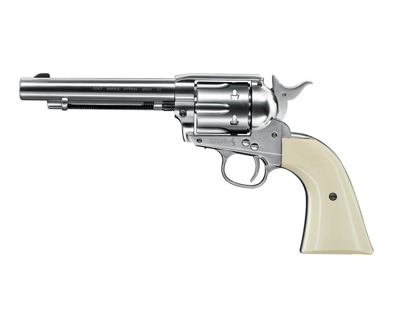 Револьер Umarex Colt Single Action Army (SAA) .45 Nickel, пулевой (5,5") 01602