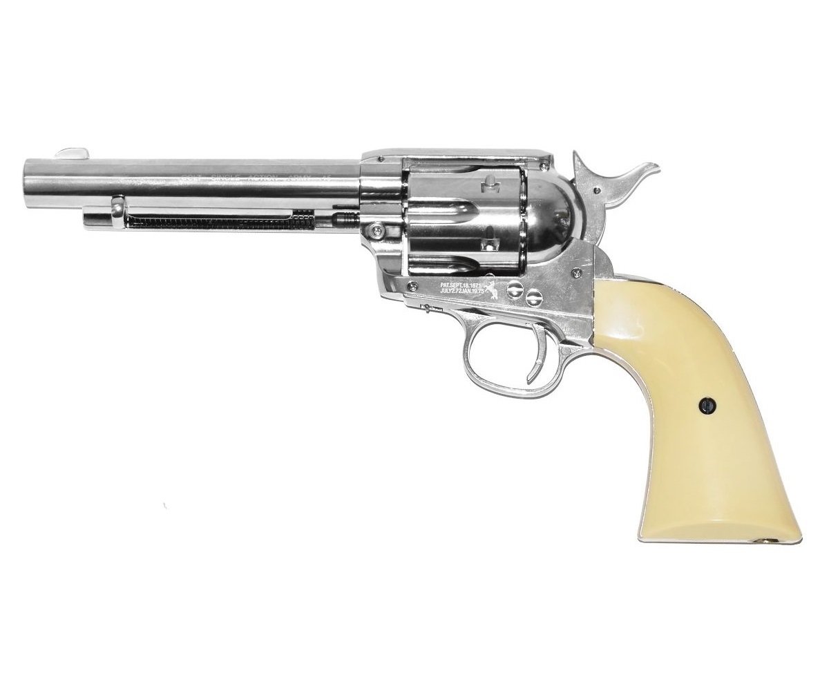 Револьер Umarex Colt Single Action Army (SAA) .45 Nickel, пулевой (5,5")