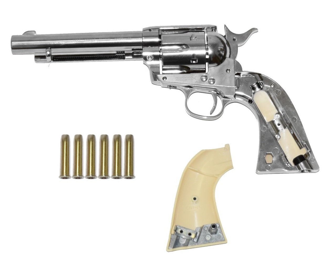 Револьер Umarex Colt Single Action Army (SAA) .45 Nickel, пулевой (5,5")