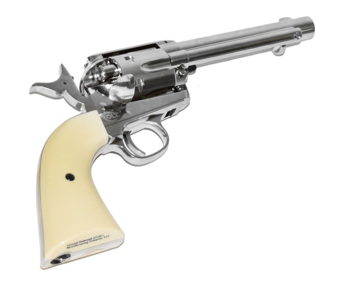 Револьер Umarex Colt Single Action Army (SAA) .45 Nickel, пулевой (5,5")
