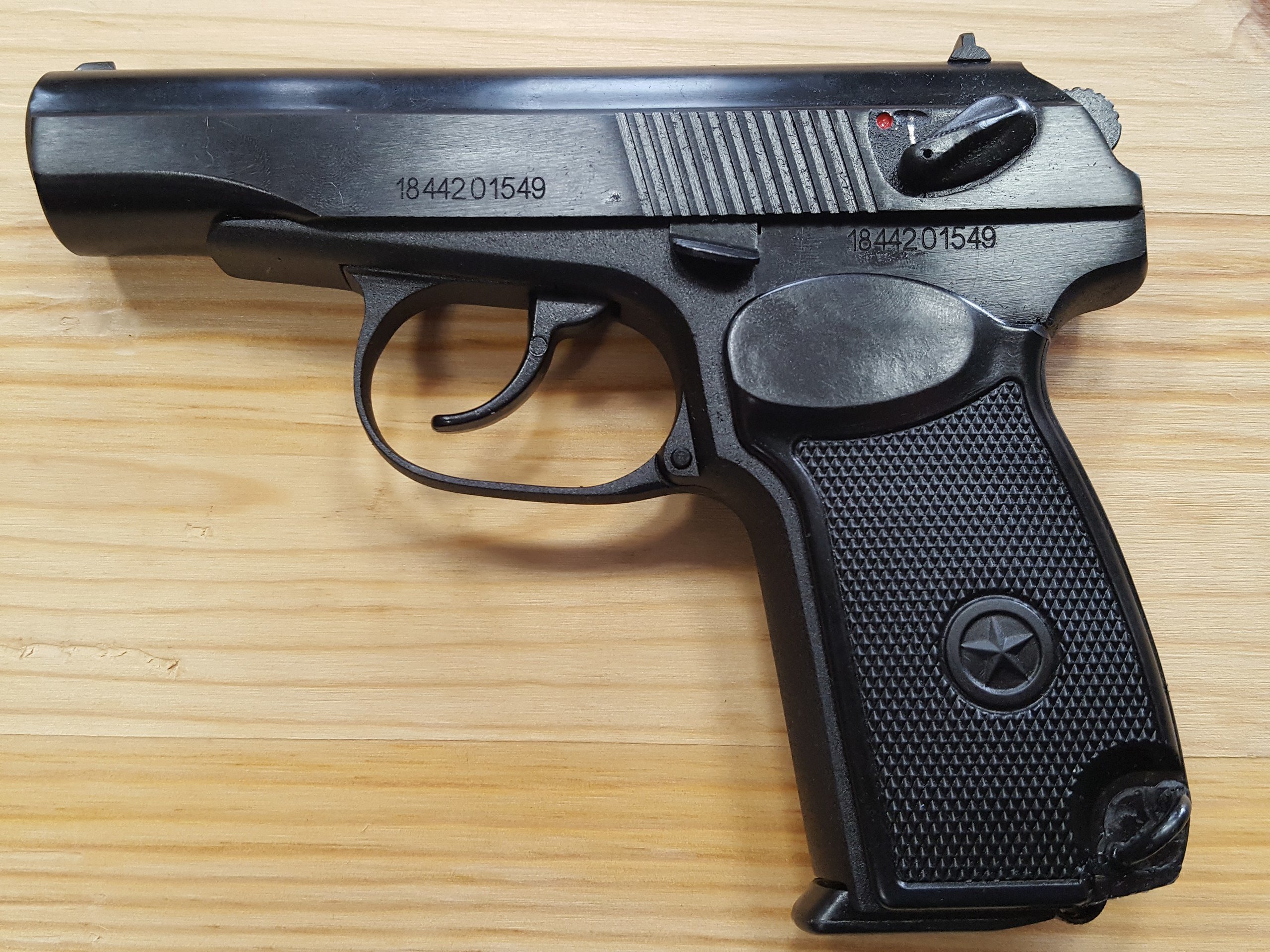 Охолощенный пистолет Р-411-01, 10ТК (литой затвор)