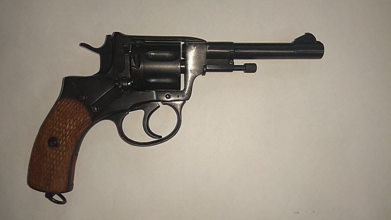 Пистолет охолощенный Р-412 (Наган), 10ТК