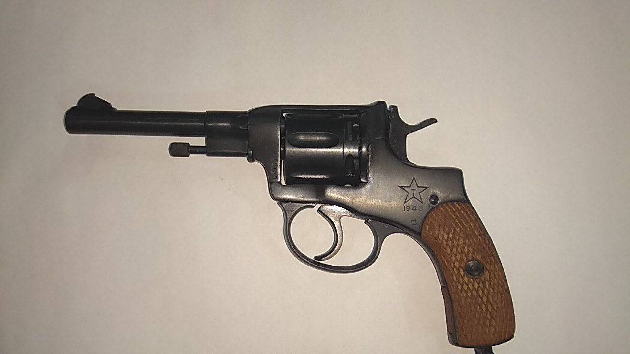 Пистолет охолощенный Р-412 (Наган), 10ТК