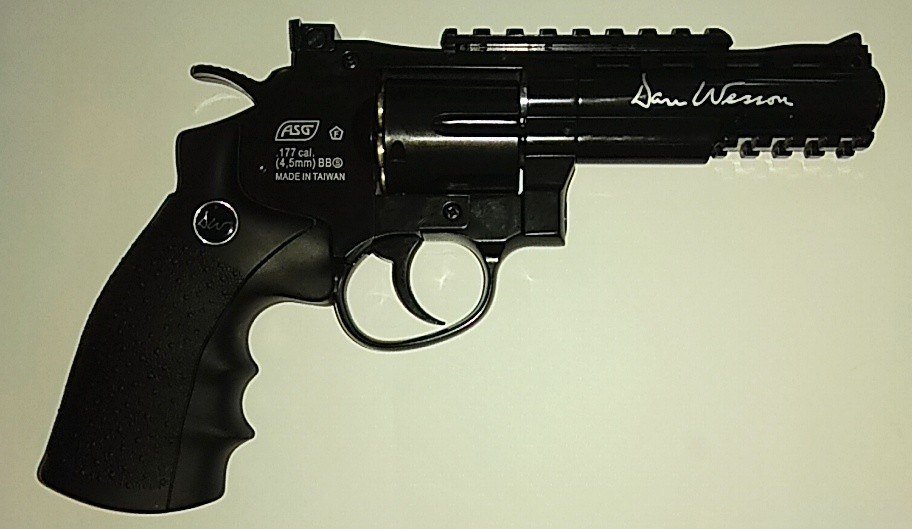 Пневматический револьвер ASG Dan Wesson 4" Grey купить