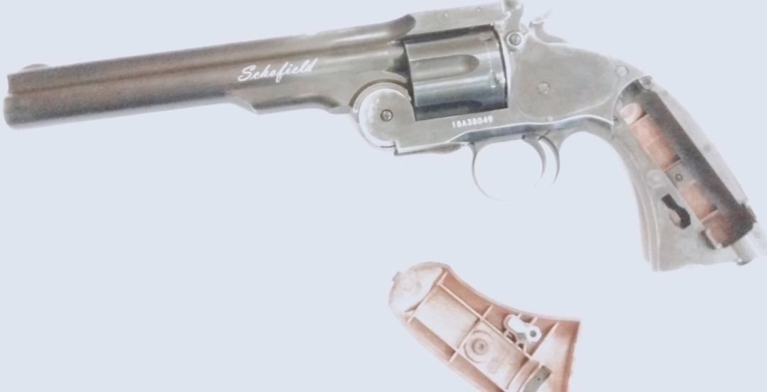 Револьвер ASG Schofield-6 aging black (пулевой)