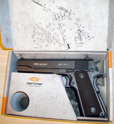 Пистолет Gletcher CLT1911