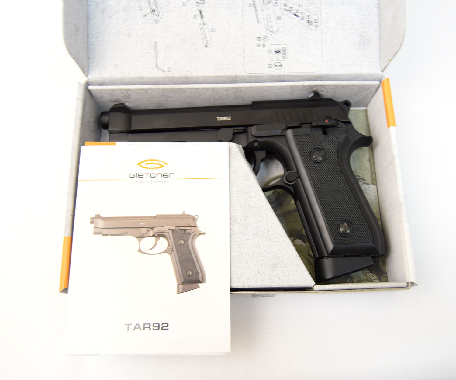 Пистолет Gletcher TAR92 Auto