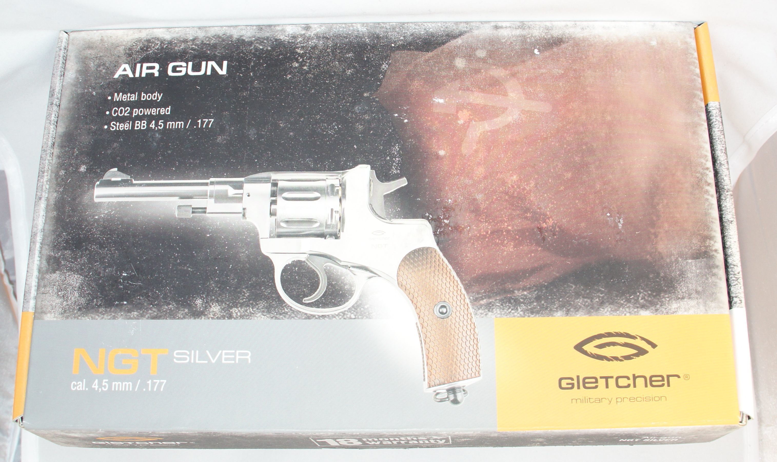 Револьвер Gletcher NGT F Silver