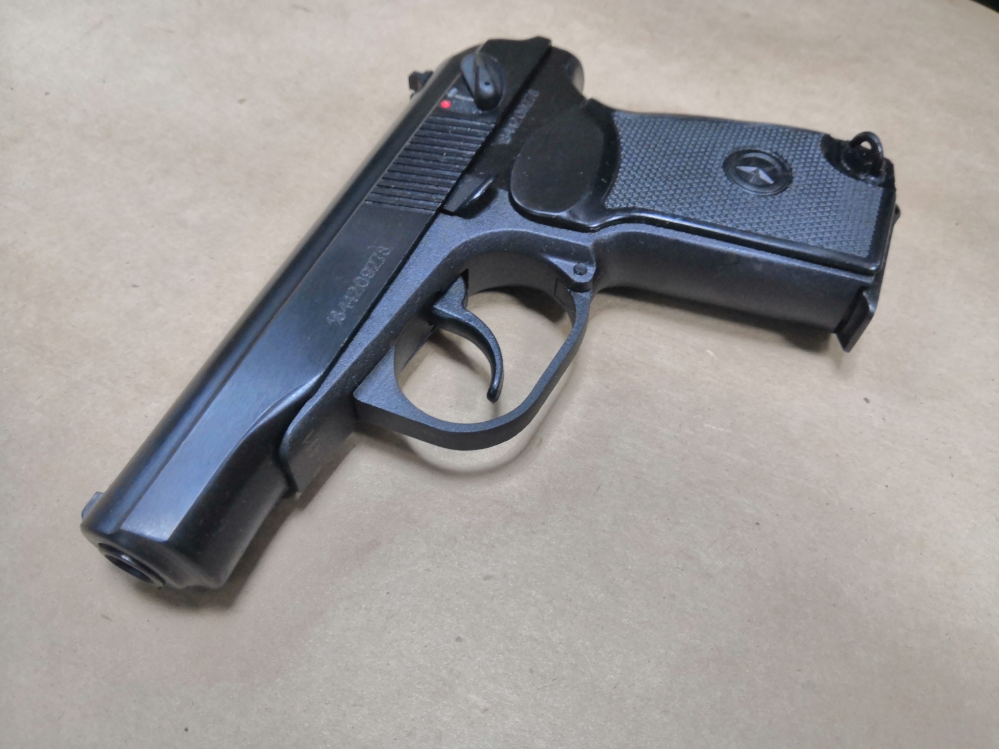 Охолощенный пистолет Р-411-01, 10ТК (литой затвор)