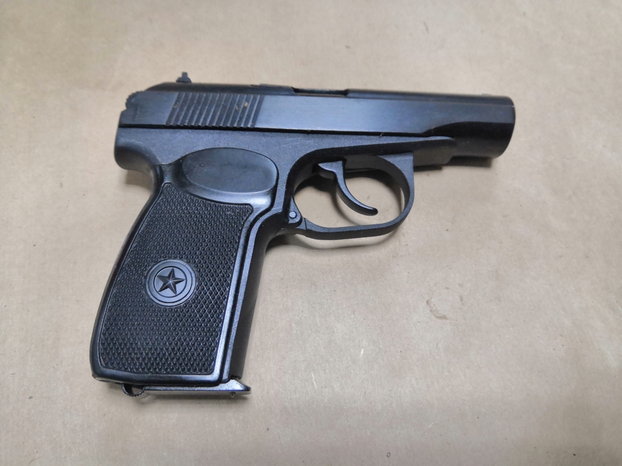Охолощенный пистолет Р-411-01, 10ТК (литой затвор)